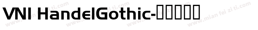 VNI HandelGothic字体转换